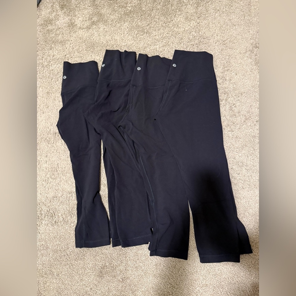 Bundle of 4 lululemon align cropped leggings